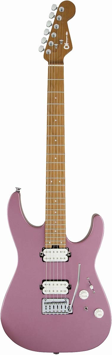Amazon | Charvel DINKY DK24 HH 2PT CM SATIN BURGUNDY MIST
